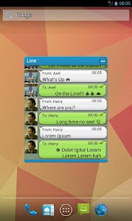 Widgets for LINE™ needs root