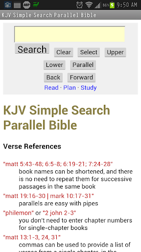 KJV Search Parallel Bible