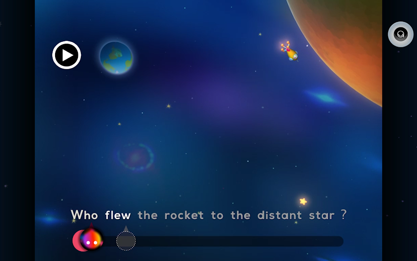 Learn to Read Rocket Storybook Screen 2