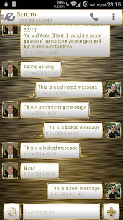 Free Download Theme Frame W G for EvolveSMS APK for Android