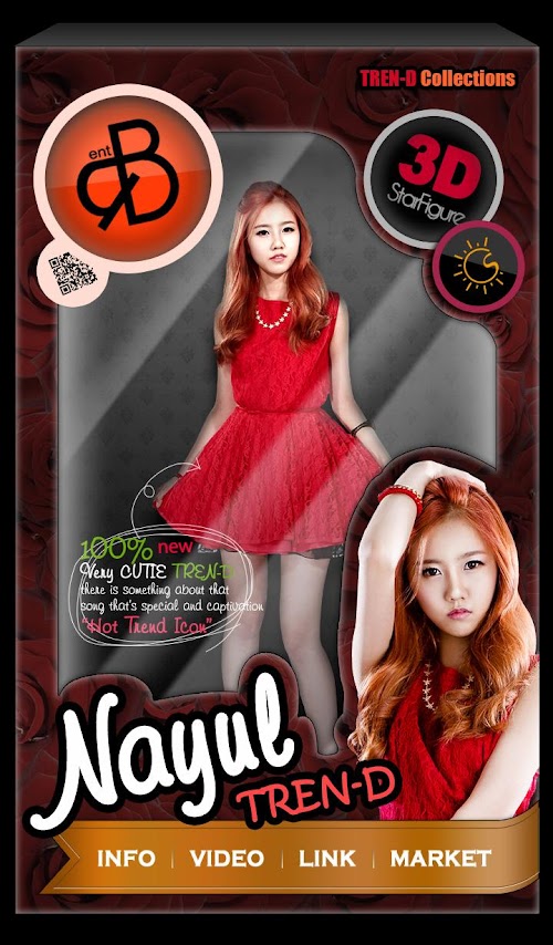 Android application TREN-D 나율[Star Figure 3D] screenshort