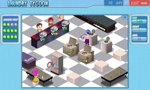 Android application Laundry Tycoon HD screenshort