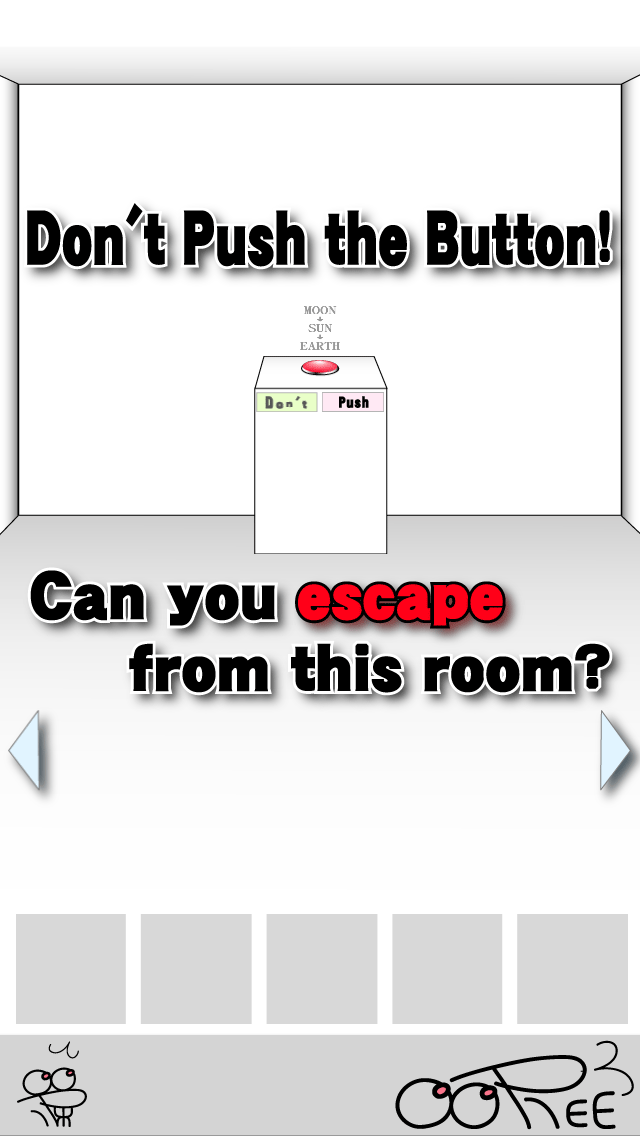 Android application Don't Push the Button screenshort