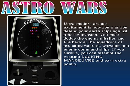 Astro Wars tabletop classic