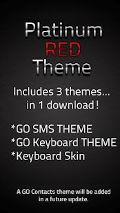How to mod GO SMS Red Platinum Theme 1.1 unlimited apk for android