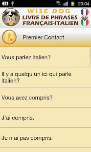 French Italian Phrasebook Screenshots 5