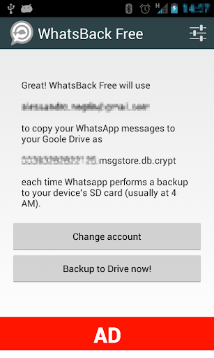 WhatsBack Free:WhatsApp Backup