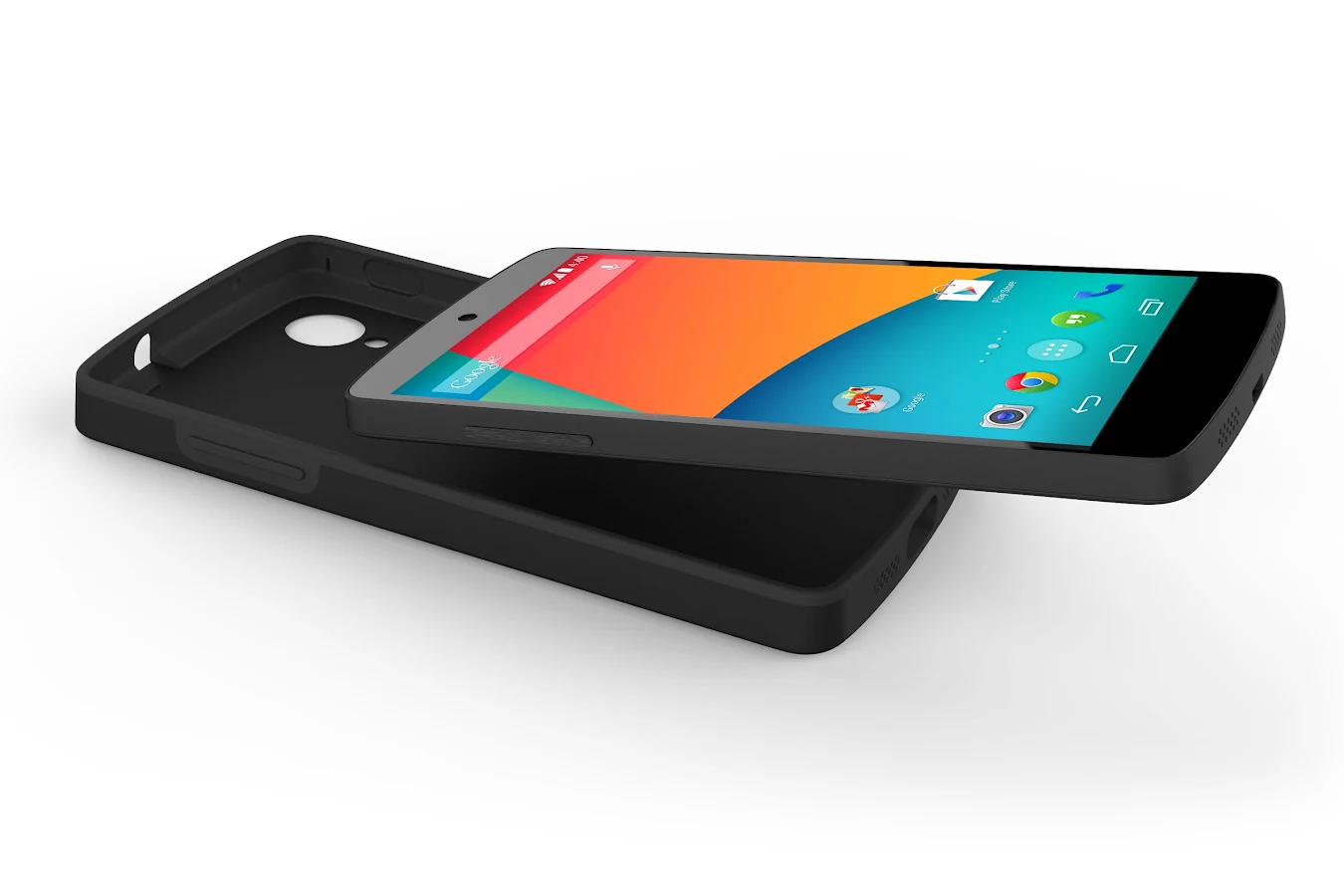Custodia bumper per Nexus 5 (nero) - screenshot