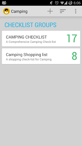 Camping Checklist Pro