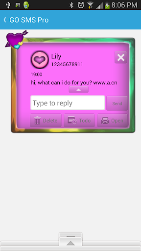 【免費個人化App】GO SMS THEME/ValentinesDay1-APP點子