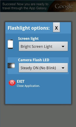 LED Flashlight with blink