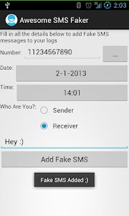 Awesome SMS Faker - Fake Texts Screenshots 1