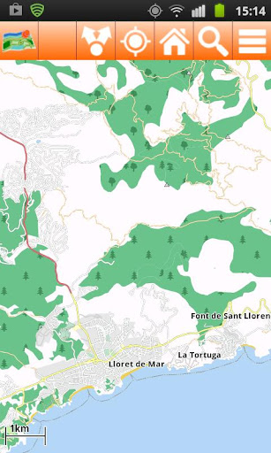 Costa Brava Offline mappa Map