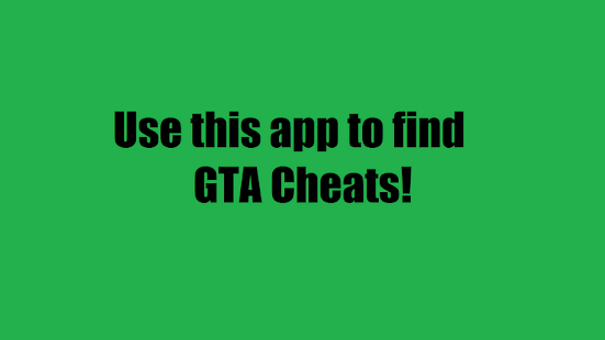 Grand Theft Auto Cheats
