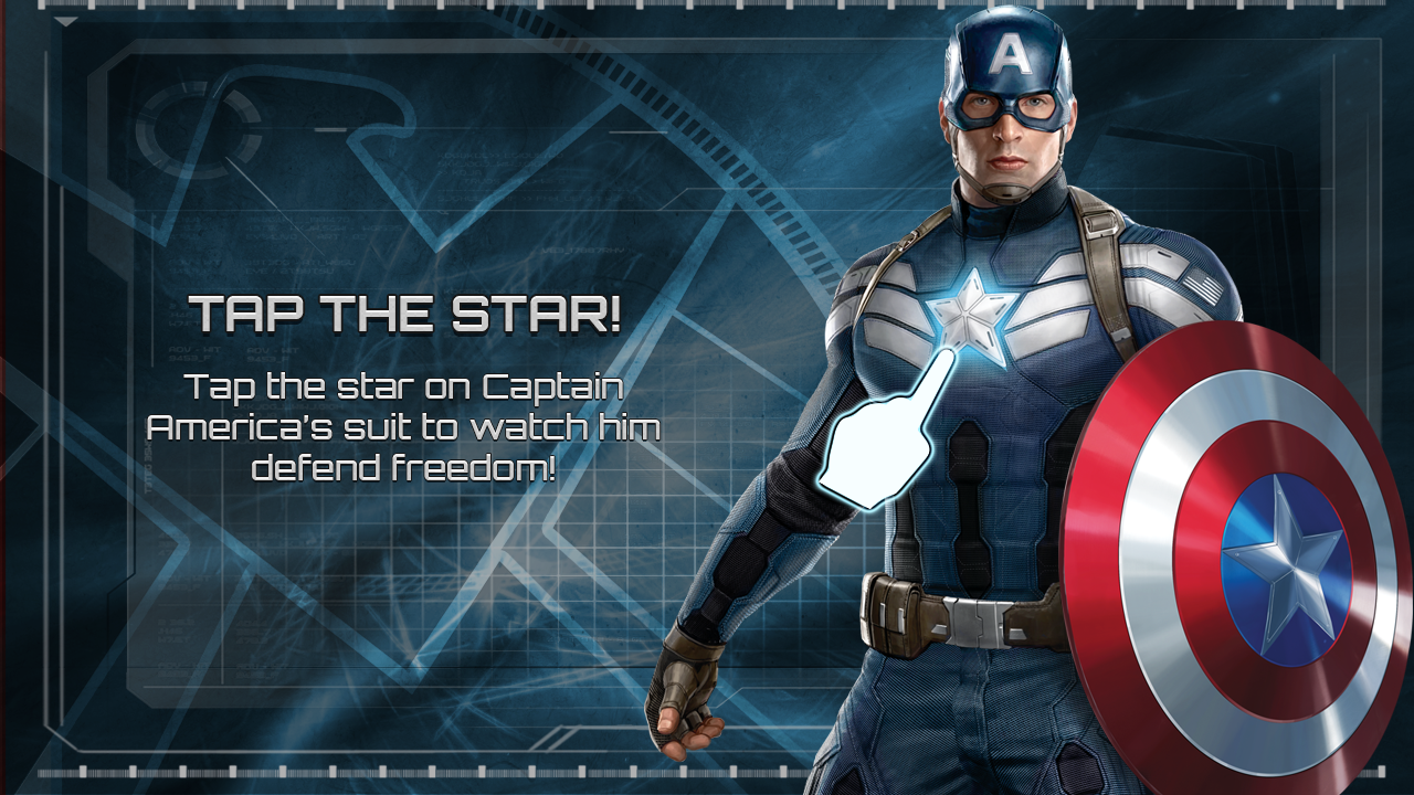 Captain America: TWS Live WP - screenshot