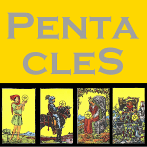 Tarot Pentacles logo