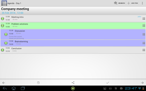 【免費生產應用App】Agenda Maker-APP點子