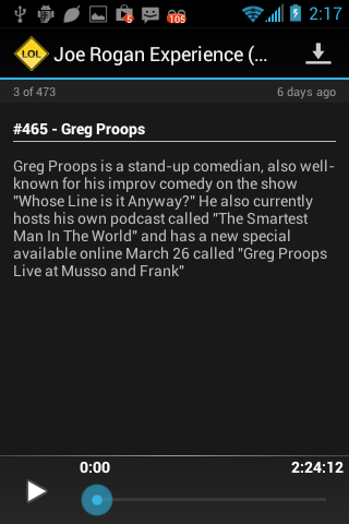 Top Comedy Podcasts (No Ads) Screen 3