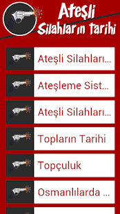 Lastest Ateşli Silahların Tarihi APK for Android