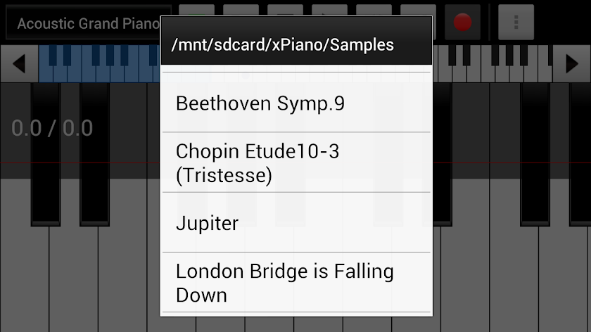 xPiano+ Screen 2