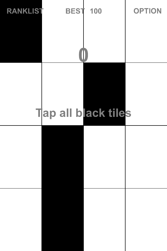 Android application Tap The Black Tile screenshort