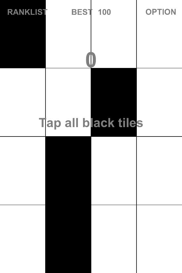 Tap The Black Tile Screen 1