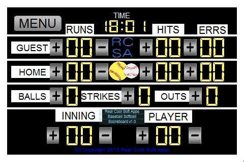 【免費運動App】Real Cool Baseball Scoreboard-APP點子