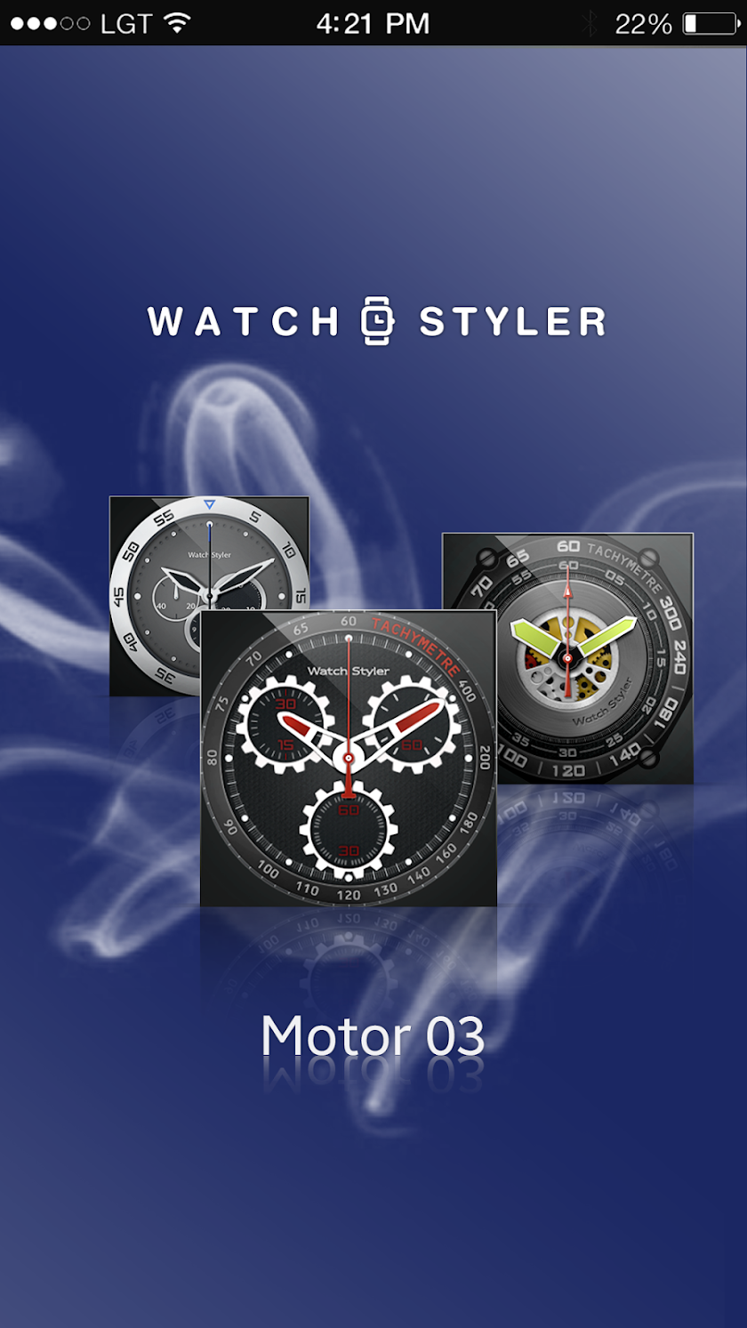 Watch Face Andriod - Motor3 Screen 2