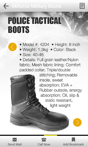 Milforce Military Boots