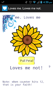 Loves me. Loves me not. Screenshots 1