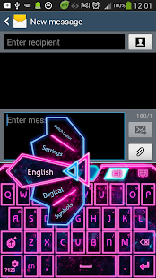 How to mod GO Keyboard Pink Glow Theme Varies with device unlimited apk for android