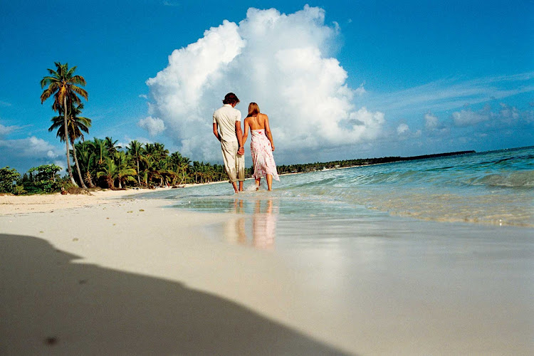 Walk in the surf with your honey and forget your cares during a Windstar Cruise odyssey to the tropics.
