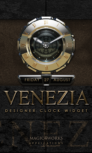 Venezia designer Clock Widget