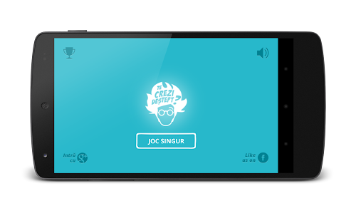 Android application Te crezi destept? screenshort