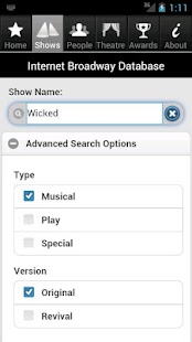 IBDB - Broadway Database - screenshot thumbnail