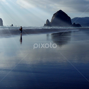 Canon Beach  by Jim Signorelli - Landscapes Beaches