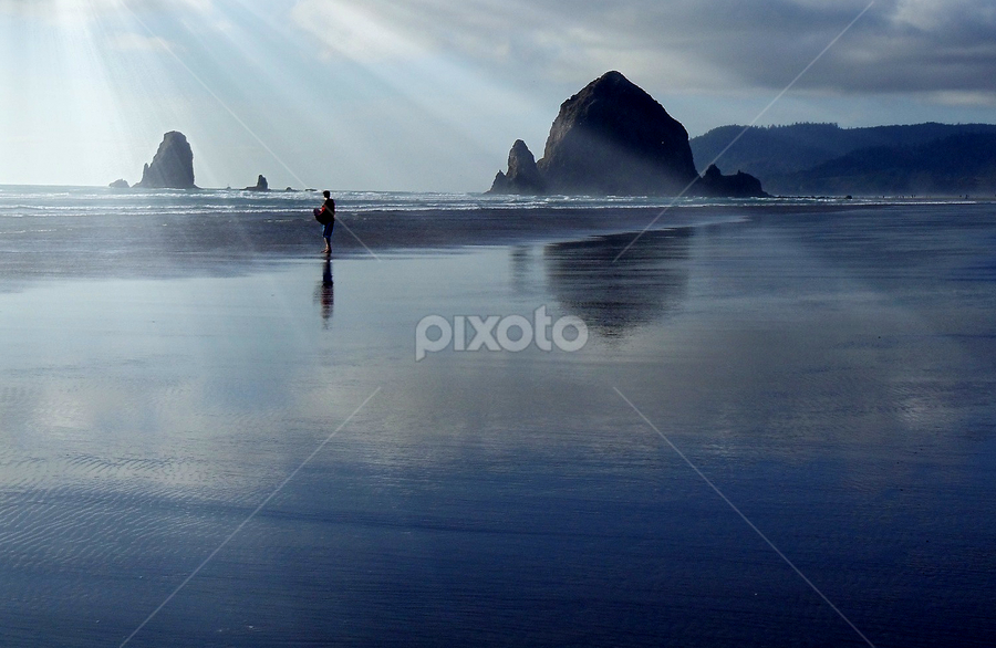 Canon Beach  by Jim Signorelli - Landscapes Beaches