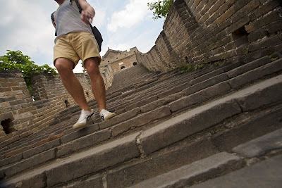 Trek along the Great Wall of China outside Beijing on a G Adventures cruise.