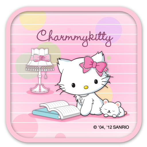 Charmmy Kitty PinkNote Theme 個人化 App LOGO-APP開箱王