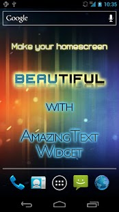 AmazingText FREE - Text Widget - Google Play Android ...