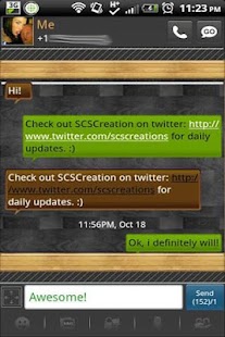 How to install GO SMS - Lumber 1.1 mod apk for pc