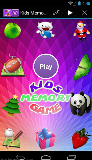 Kids Memory Training Game