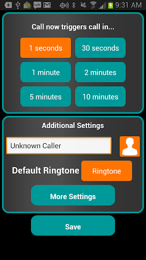 Fake-A-Call Free screenshot 2