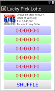 Free Download Lotto Lucky Pick APK