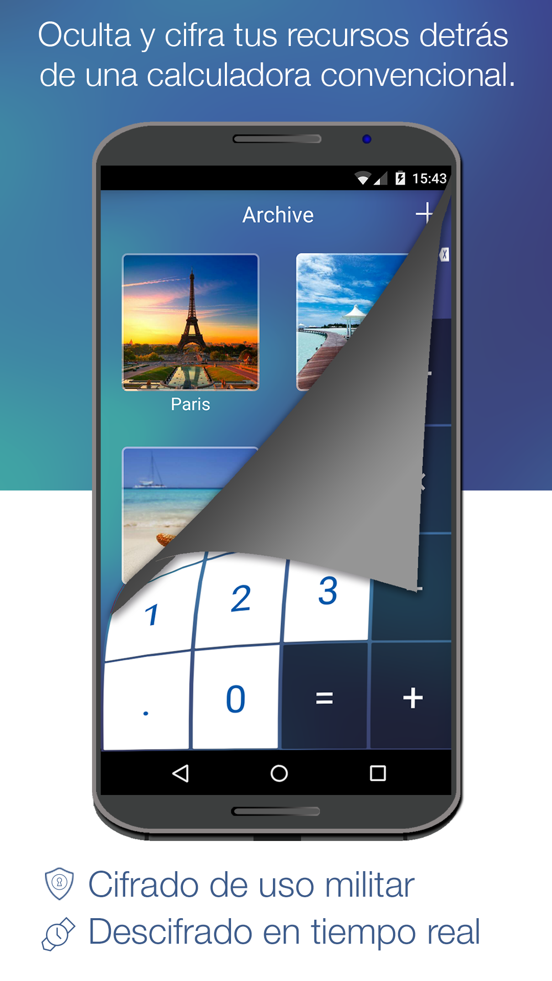 Android application KYMS - Keep your media safe screenshort