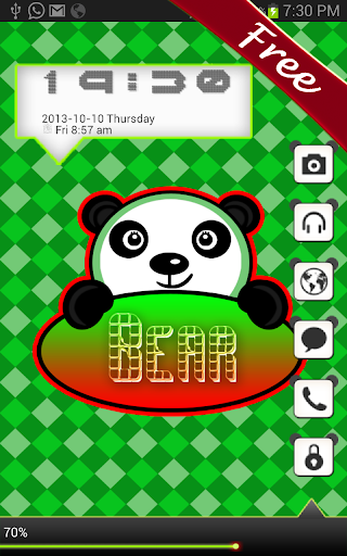 Panda Bear Go Locker