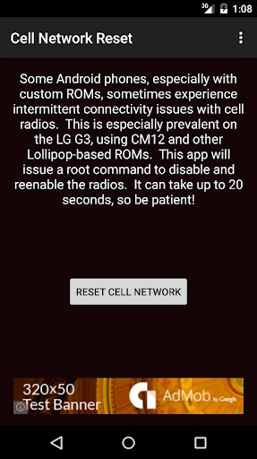 [ROOT] Cell Network Reset