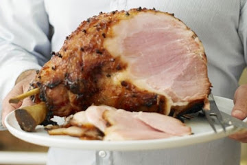 Sticky marmalade ham