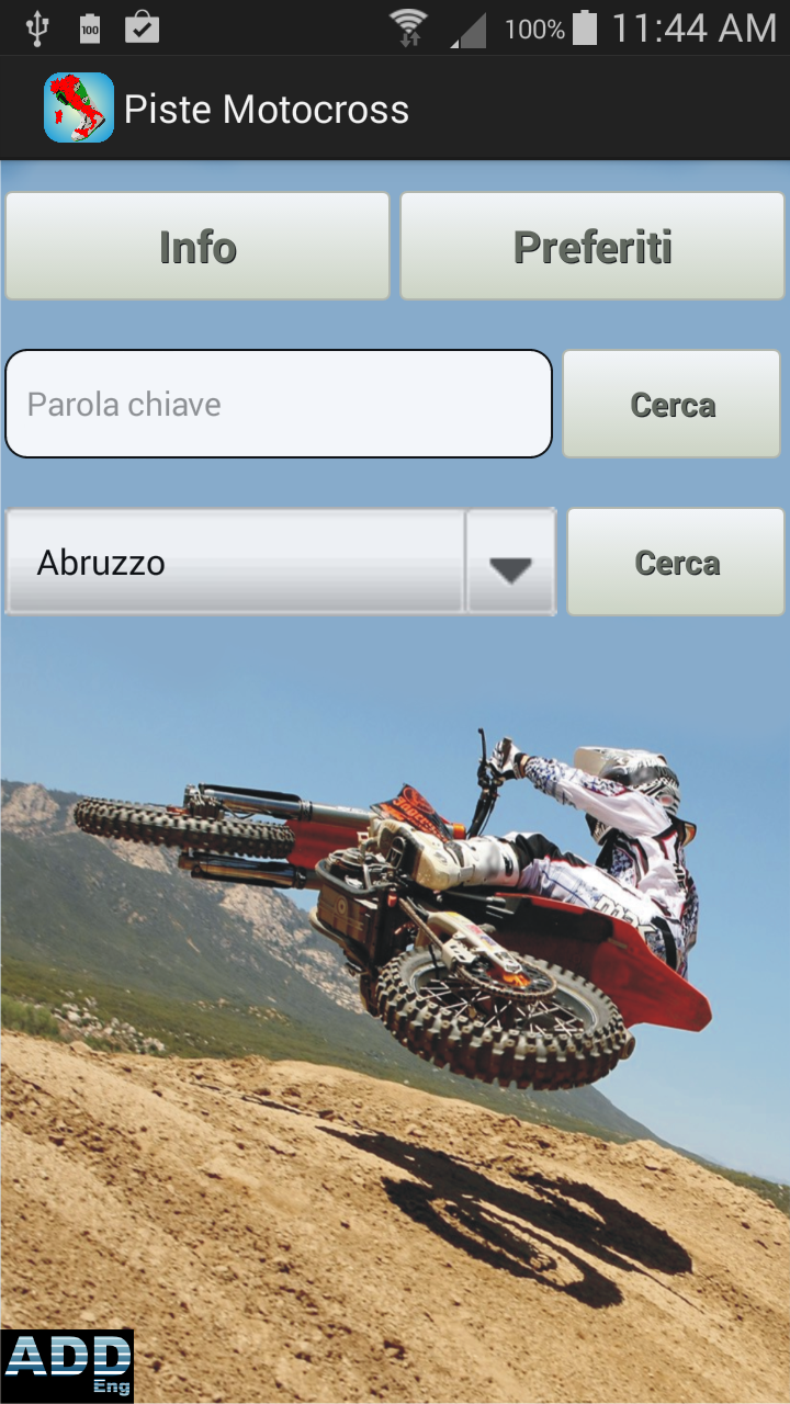 Piste Motocross Italia Screen 1