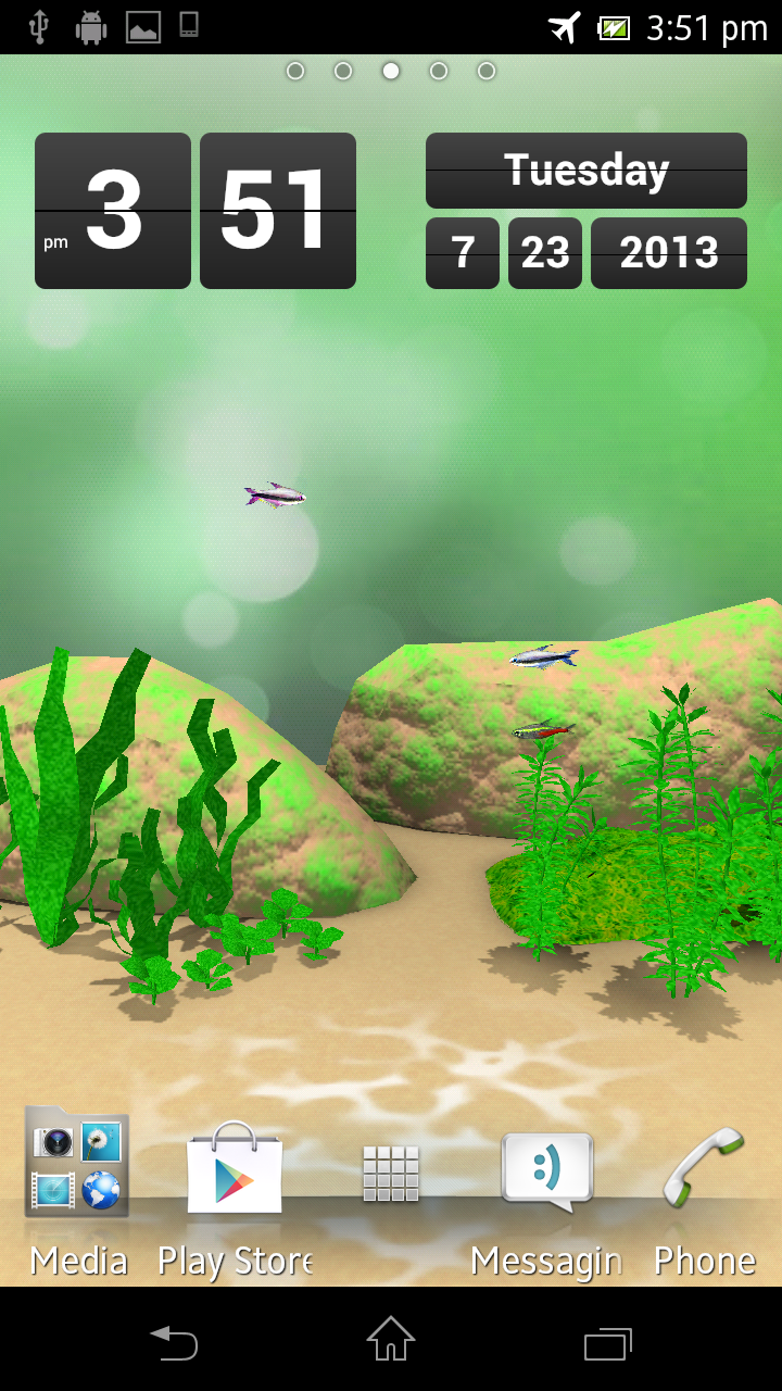 Aquarium Live Wallpaper Screen 2